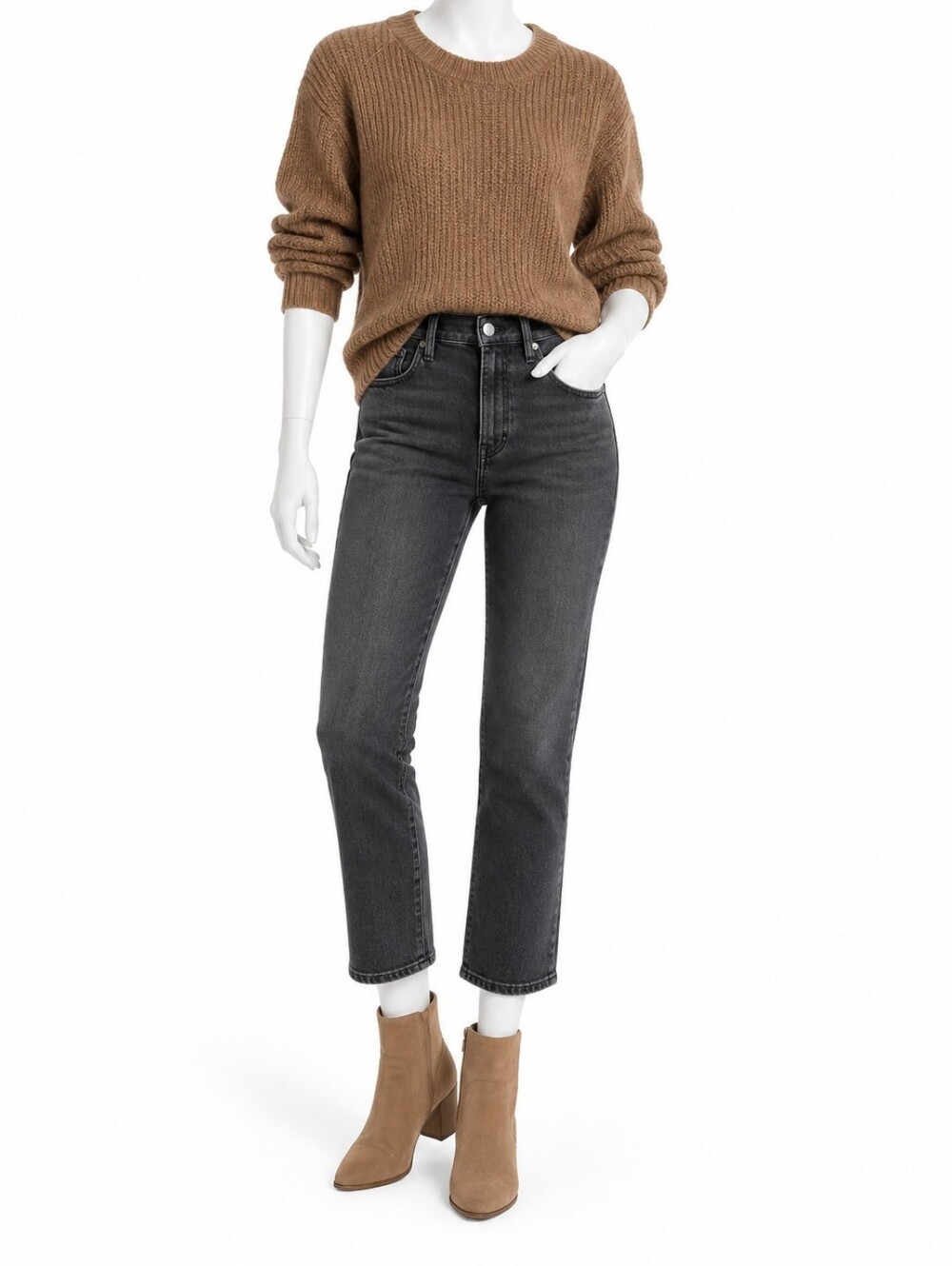 Madewell Slim Demi Boot Jeans In Hayford Wash